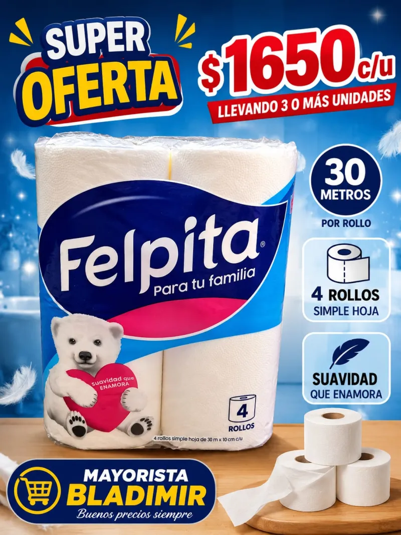 Papel Higienico Felpita