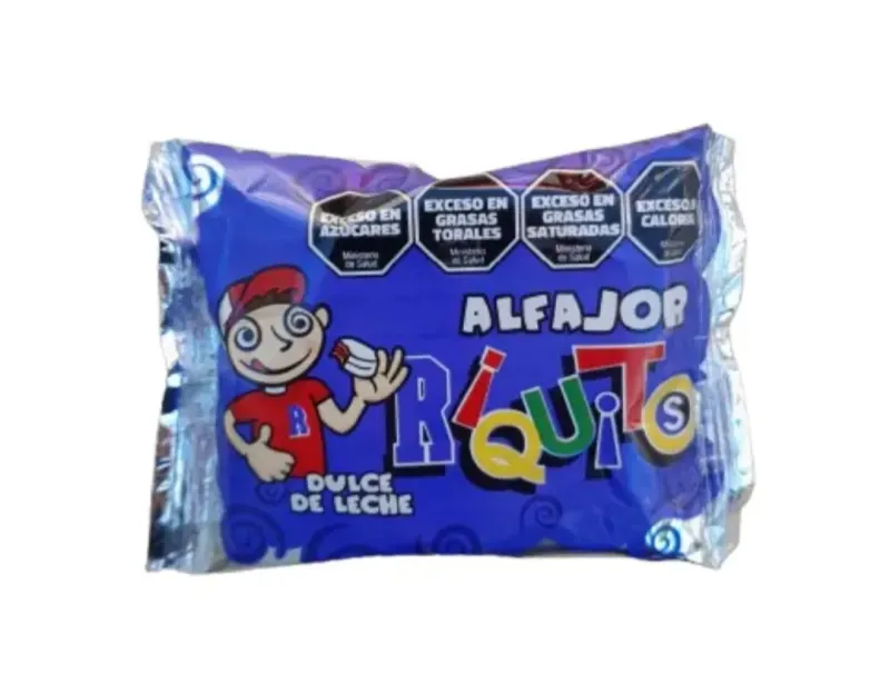 Alfajor Riquito simple Blanco
