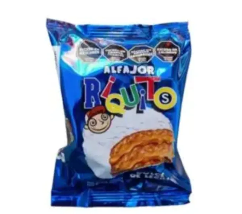 Alfajor Riquito triple Blanco