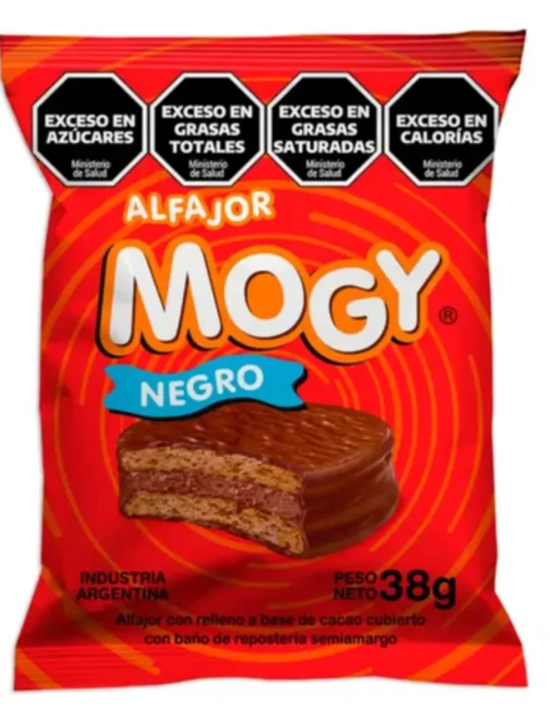 Alfajor Mogy simple Negro