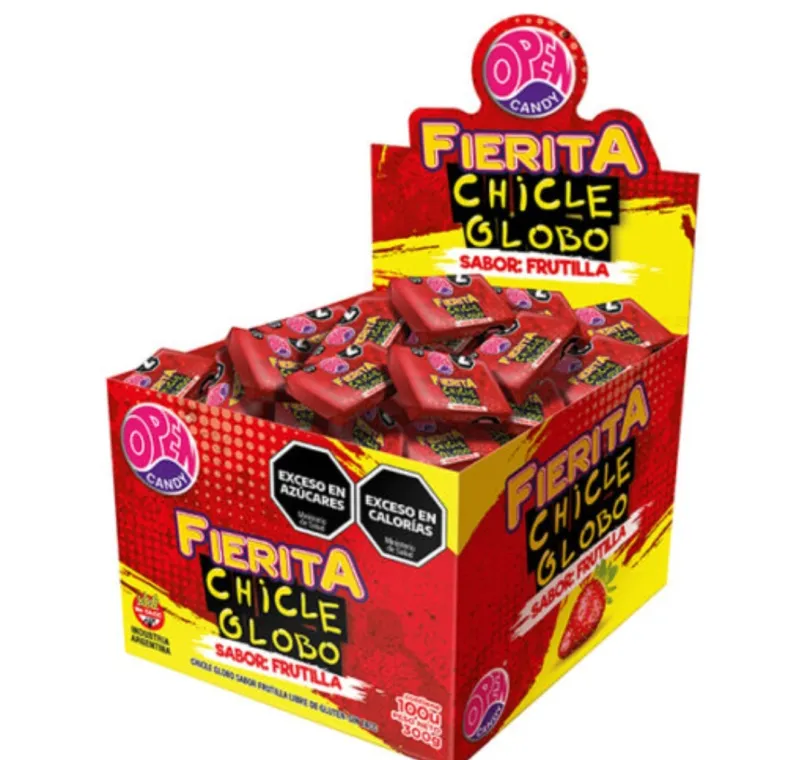 Chicle Fierita Frutilla