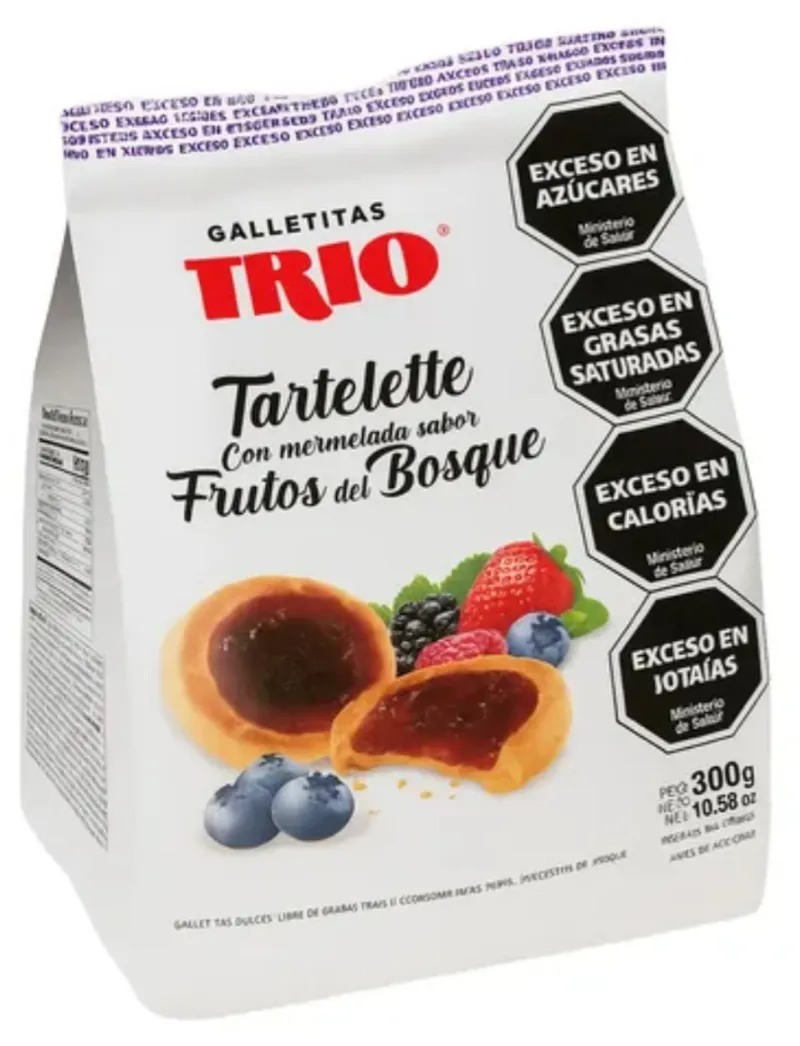 Galletitas Trio Frutos del Bosque