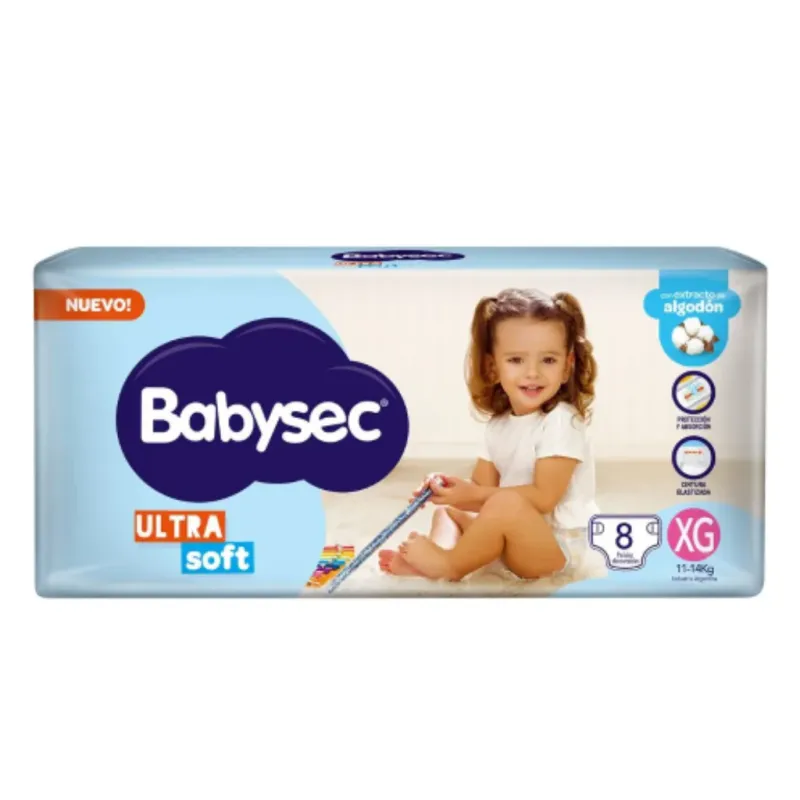 Pañal Babysec XG