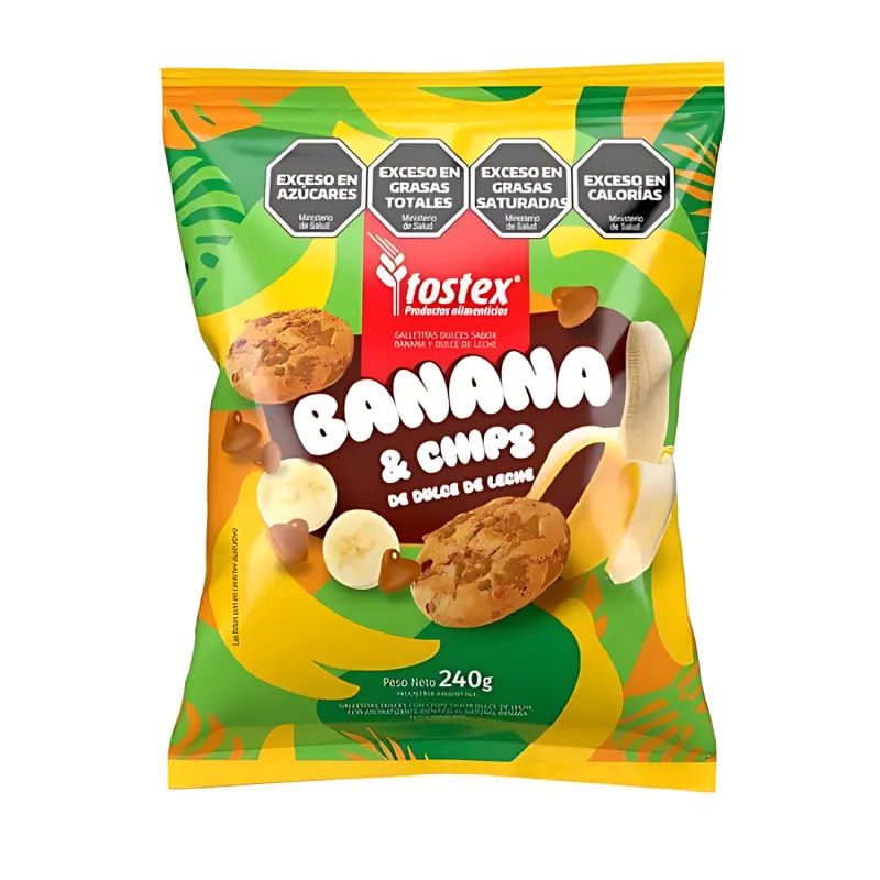 Galletitas Tostex Banana y Chips
