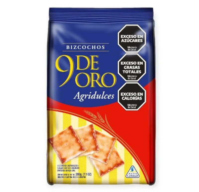 Galletitas 9 de oro Agridulce