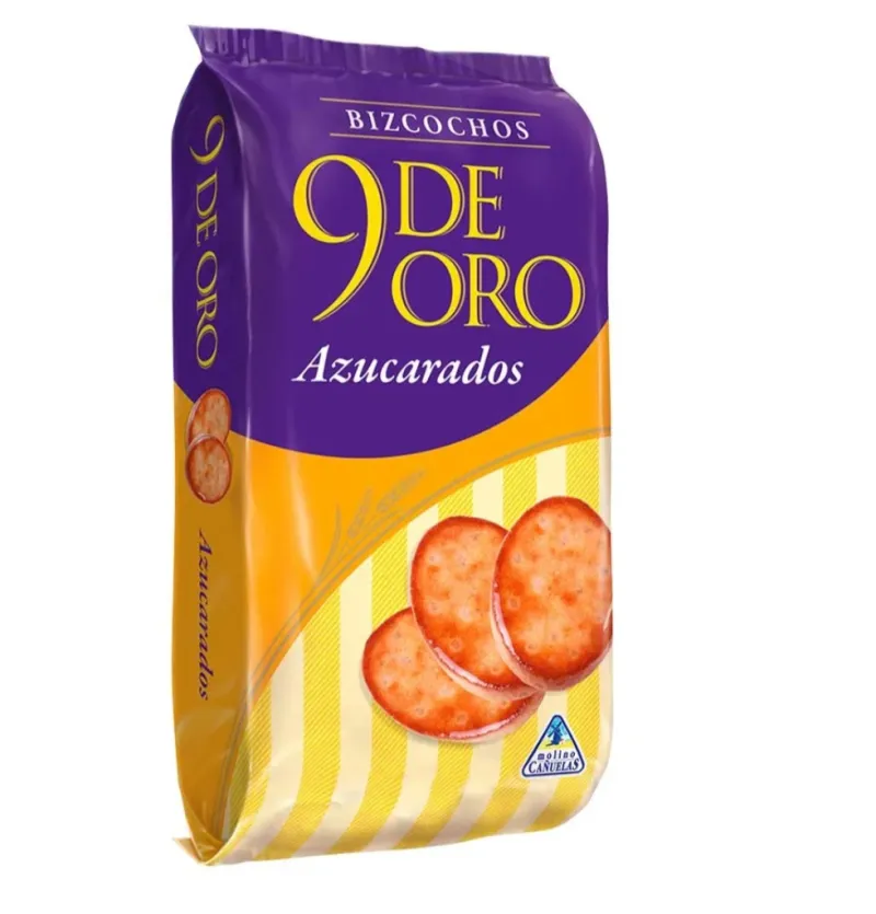 Galletitas 9 de oro Azucaradas