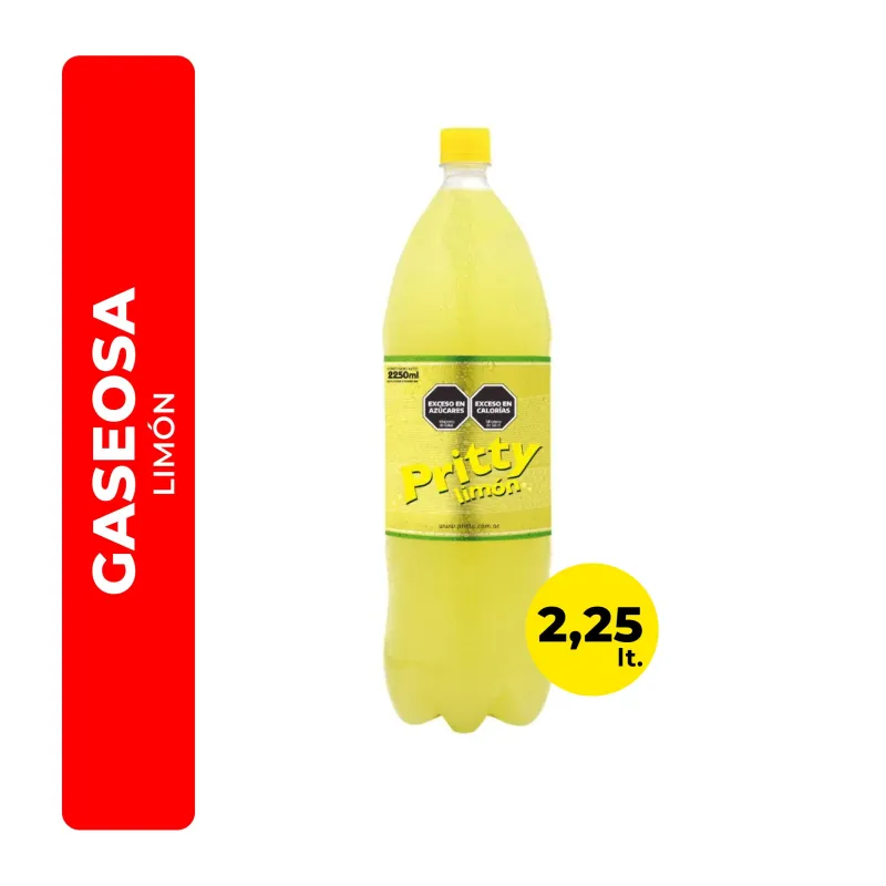 Gaseosa Pritty 6 Limon