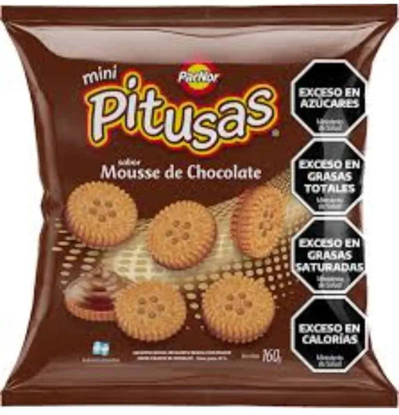 Galletitas Pitusa Mousse de Choc.