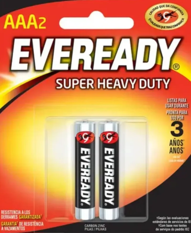 Pilas Eveready AAA
