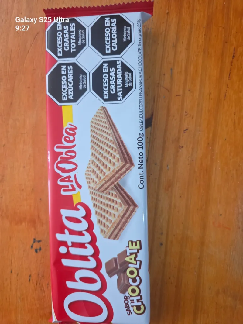 Galletitas Obleas chocolate 100grs