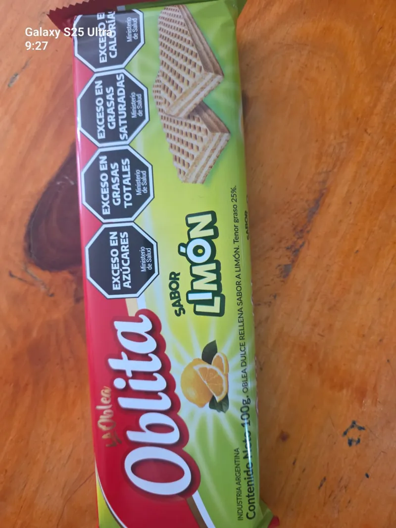 Galletitas Obleas Limon 100grs