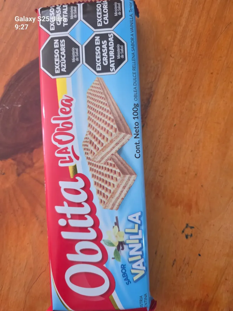 Galletitas Obleas Vainilla 100grs