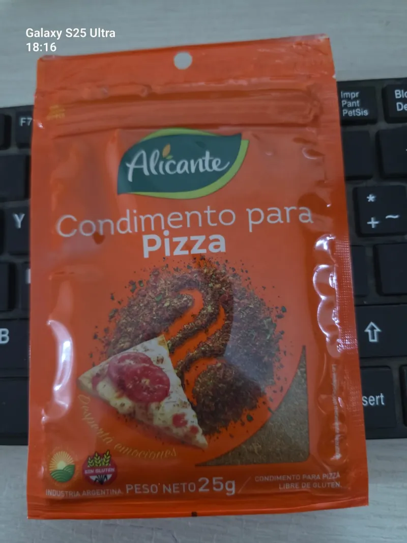 Condimento para Pizza Alicante 25gr