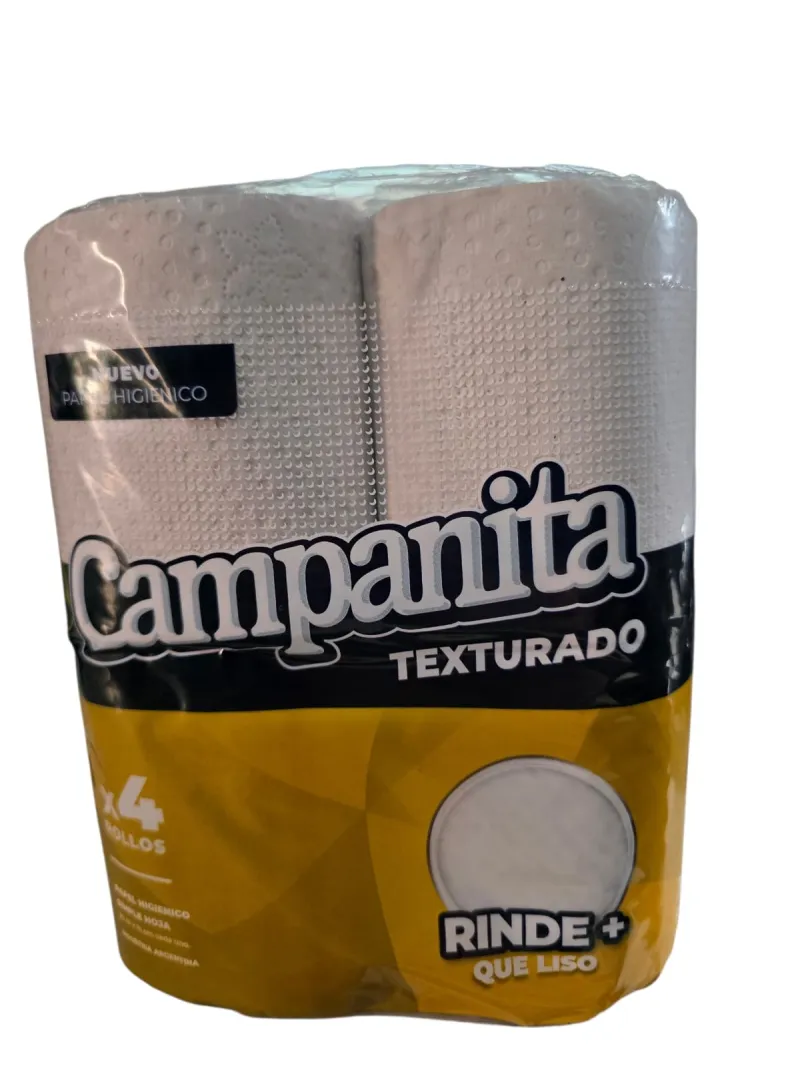 Papel Higienico Campanita Texturado 4x30