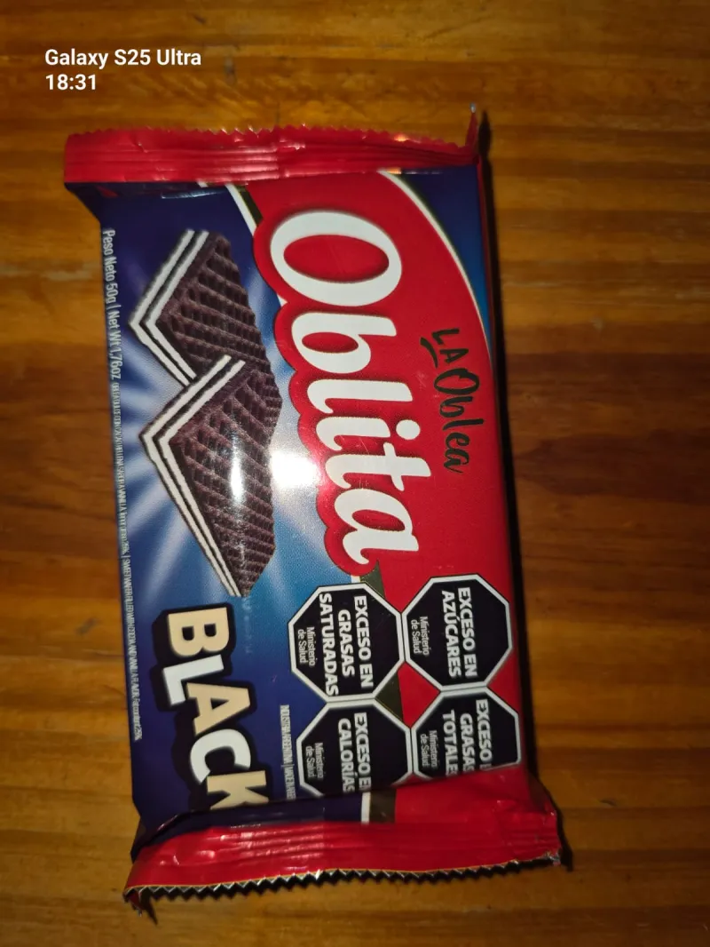Galletitas Obleas Black 50gr