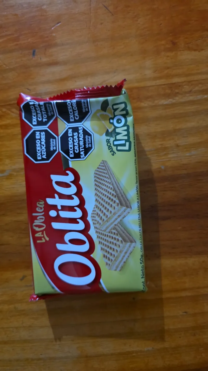 Galletitas Obleas Limon 50gr